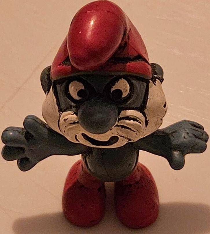 Grote Smurf Schleich Papa Smurf speelfiguurtje v, Verzamelen, Smurfen, Zo goed als nieuw, Grote Smurf, Ophalen of Verzenden