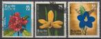 SRI LANKA - bloemen - 3 zegels, Postzegels en Munten, Ophalen of Verzenden, Gestempeld