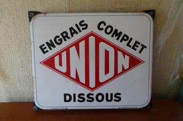 Union 1952 originele emaille plaat  beschikbaar voor biedingen