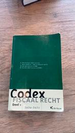 Codex fiscaal recht - 2020-2021, Livres, Science, Envoi