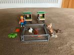 Playmobil Konijnenhok met buitenren (doos + boekje) 4-10 j, Kinderen en Baby's, Speelgoed | Playmobil, Ophalen of Verzenden, Zo goed als nieuw