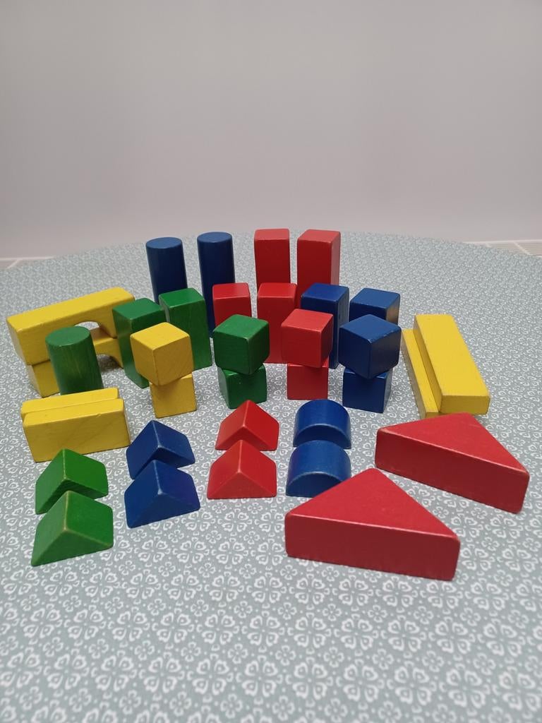 Houten blokken, Ophalen, Zo goed als nieuw