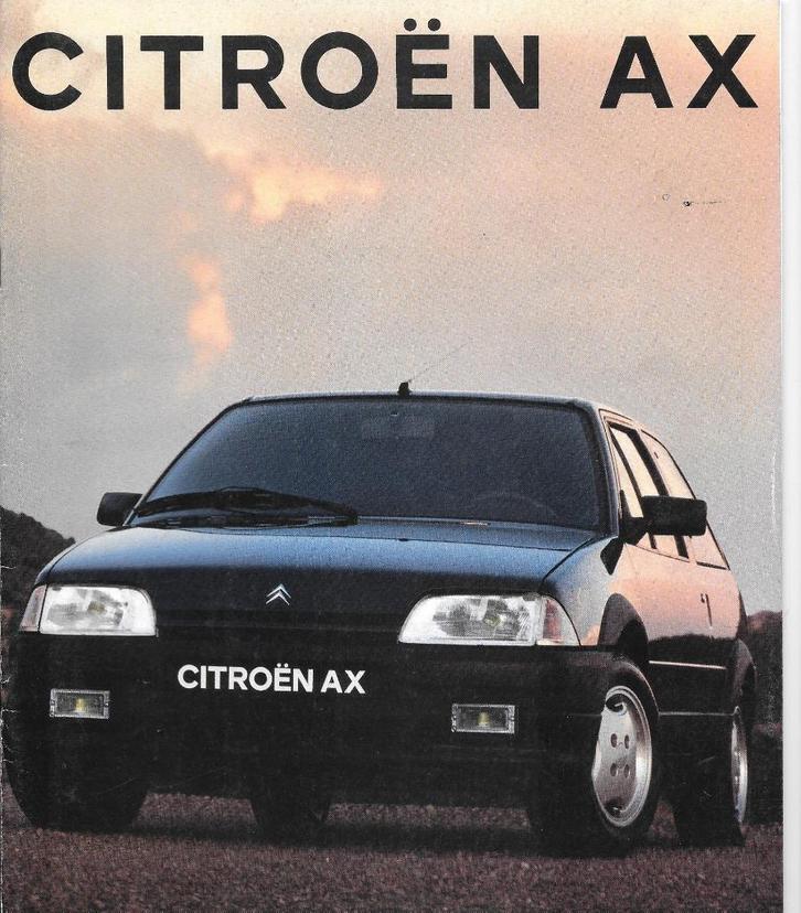 CITROËN AX,  5 verschillende folders, Livres, Autos | Brochures & Magazines, Comme neuf, Citroën, Enlèvement ou Envoi