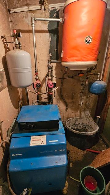 La chaudière Buderus fonctionne toujours bien, état : démont, Enlèvement, Utilisé, Boiler