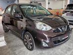 Nissan Micra // benzine // Navi // Airco, Auto's, Nissan, Euro 5, Stof, Zwart, Bruin