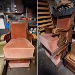 Set van 4 eiken neorenaissance armstoelen +- 1930 (antiek), Antiek en Kunst, Ophalen