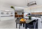 WAANZINNIG HOOGGLANS KEUKEN MET APPARATUUR, Ophalen, Wit, Graniet of Steen, Dubbelwandige keuken