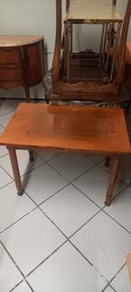 Tof bijzettafeltje in blinkend hout., 55 à 75 cm, 45 à 60 cm, Enlèvement, Utilisé