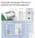 Scala lade 122mm 40kg draagkracht, Maison & Meubles, Armoires | Autre, Nog nooit gebruikt, Enlèvement, Neuf