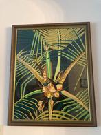 Geweven doek palmbladeren, Antiek en Kunst, Ophalen