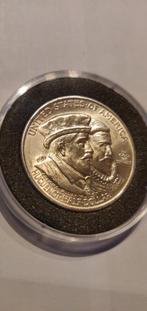 Huguenot-Walloon Tercentenary zilveren Halve Dollar, Zilver, Ophalen, Losse munt, Noord-Amerika