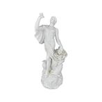 Volkstedt : Figurine en Porcelaine Blanche Allégorie Automne