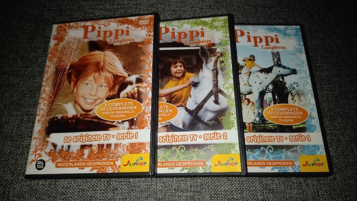 DVD ’s Pippi Langkous, Cd's en Dvd's, Dvd's | Kinderen en Jeugd, Gebruikt, Ophalen of Verzenden