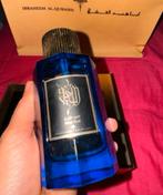 Ibraheem alqurashi oud blauw nicheparfum, Handtassen en Accessoires, Uiterlijk | Parfum, Ophalen of Verzenden, Gebruikt