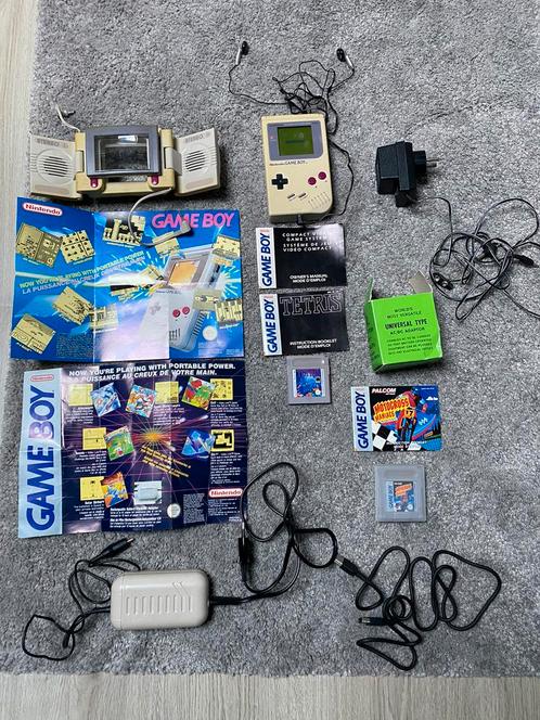Gameboy classic overcompleet met games en accecoires retro, Games en Spelcomputers, Games | Nintendo Game Boy, Ophalen of Verzenden