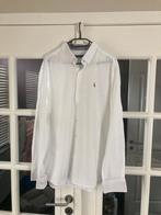 Wit linnen hemd Polo Ralph Lauren, Wit, Ralph Lauren, Nieuw, Ophalen of Verzenden