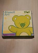 Tupperware tuppertoys stencil art, Ophalen of Verzenden, Zo goed als nieuw