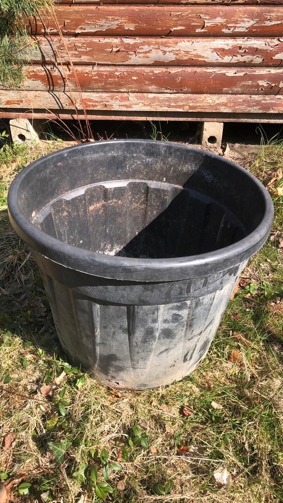 Pot de fleurs plantes plastique, Jardin & Terrasse, Pots de fleurs, Utilisé, 40 à 70 cm, 40 cm ou plus, Rond, Enlèvement ou Envoi