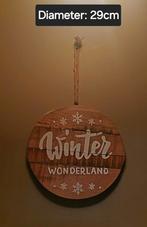 Mooie  landelijke ronde houten winter / kerst muur  decorati, Huis en Inrichting, Ophalen