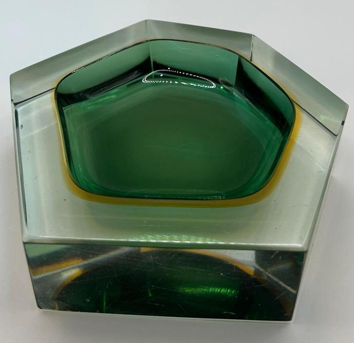 Murano Sommerso glas Bowl schaal Alessandro Mandruzzato, Antiek en Kunst, Antiek | Glaswerk en Kristal, Ophalen of Verzenden