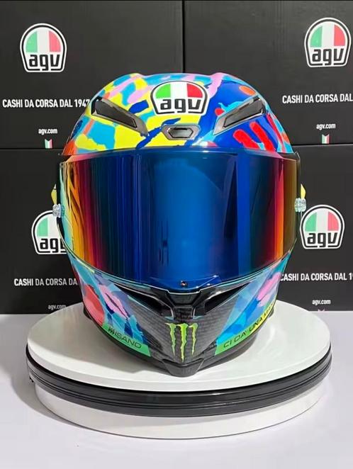 Agv pista gp rr replica Xl Valentino Rossi Ece + Dot gekeurd, Motoren, Kleding | Motorhelmen, S, AGV, Ophalen of Verzenden