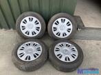 Opel Astra velgen met banden 195 65 15 inch 4x100, Auto-onderdelen, Gebruikt, Band(en)