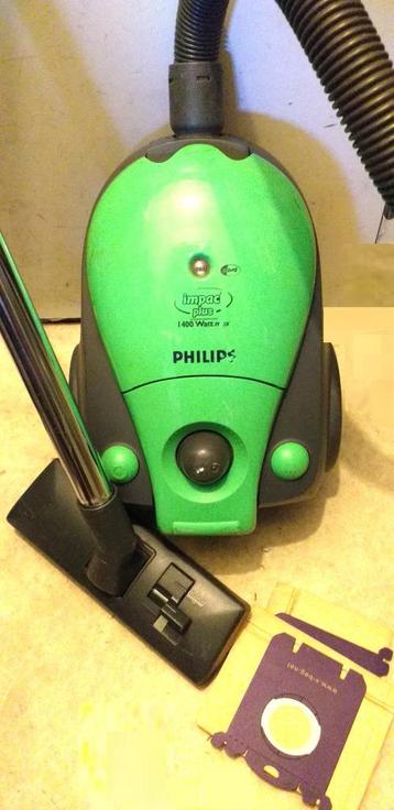 Philips 1400 W stofzuiger + 3 zakken beschikbaar voor biedingen