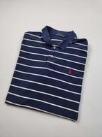 Ralph Lauren Homme XL Polo Bleu Manche Courte Rayure Chic, Porté, Bleu, Envoi, Taille 56/58 (XL)