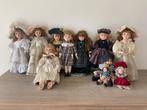 Lot de poupées en porcelaine, Collections, Vêtements, Utilisé, Enlèvement ou Envoi