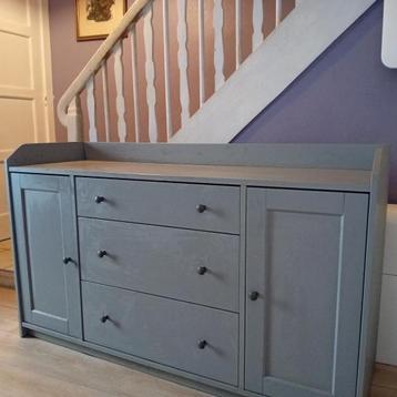 buffetkast Hauga van Ikea, grijs beschikbaar voor biedingen