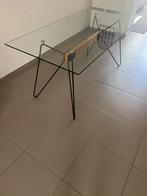 Table en verre 160 x 80 H75, Maison & Meubles, Tables | Tables à manger, Comme neuf