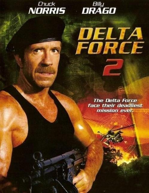 Delta force 2 met Chuck Norris, Billy Drago, Cd's en Dvd's, Dvd's | Actie, Zo goed als nieuw, Actie, Vanaf 16 jaar, Ophalen of Verzenden