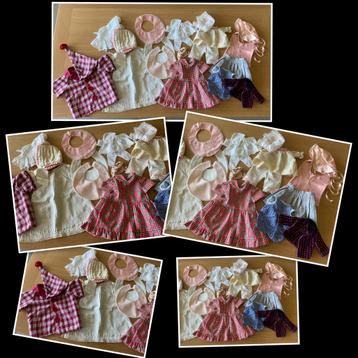 Vintage poppenkleertjes –  1940-1950 – volledig lot beschikbaar voor biedingen