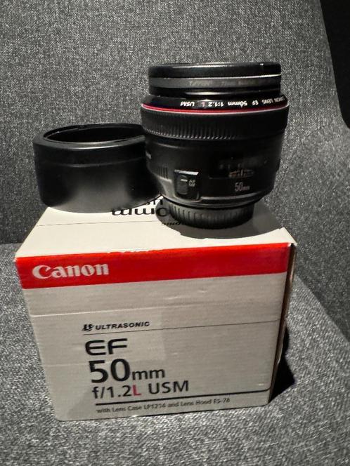 Canon EF 50mm f/1.2L USM, TV, Hi-fi & Vidéo, Photo | Lentilles & Objectifs, Comme neuf, Enlèvement