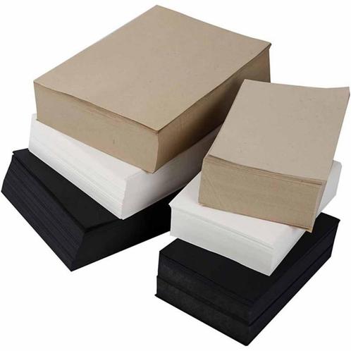 Mélange papier kraft feuilles A3/A4 100 grammes - 6000 feuil, Hobby & Loisirs créatifs, Bricolage, Neuf, Envoi