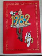 Carte vœux tintin signée Hergé, Enlèvement ou Envoi, Tintin, Comme neuf