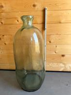 Vaas decoratie woonkamer 75cm glas, Ophalen, Zo goed als nieuw, Glas, 50 tot 75 cm