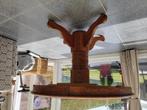 Eettafel, Huis en Inrichting, Ophalen, 100 tot 150 cm, Rustiek, Rond