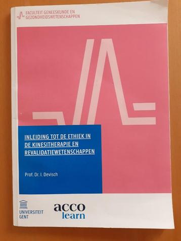 Inleiding tot de ethiek in de kinesitherapie, 2 euro! beschikbaar voor biedingen