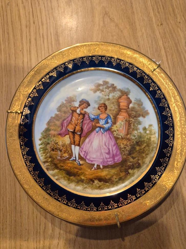 Authentiek Frans Limoges., Antiek en Kunst, Antiek | Wandborden en Tegels, Ophalen of Verzenden