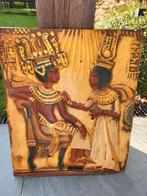 Dossier en relief pour trône de Toutankhamon, Enlèvement