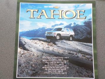 Chevrolet Tahoe 2001 Brochure beschikbaar voor biedingen