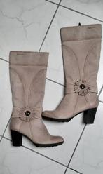 Hoge laarzen - beige - maat 38, Kleding | Dames, Schoenen, Hoge laarzen, Beige, Zo goed als nieuw, Ophalen