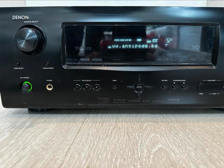 Ampli-Tuner Home-Cinéma Denon AVR-1911 (7.1 Canaux, HDMI 3D), Audio, Tv en Foto, Versterkers en Ontvangers, Zo goed als nieuw