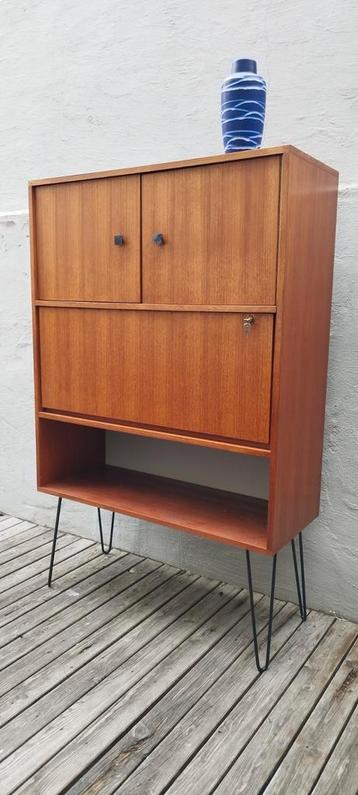 Vintage retro design lowboard highboard sideboard secretaire beschikbaar voor biedingen
