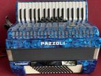 Z.g.a.n. duitse Pazzoli accordeon(Weltmeister) .72bas .Licht, Muziek en Instrumenten, Accordeons, 72-bas, Zo goed als nieuw, Weltmeister