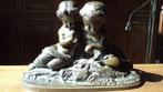 A. LEMAIRE Paris antiek bronzen beeld twee kinderen, putto's, Antiek en Kunst, Ophalen of Verzenden