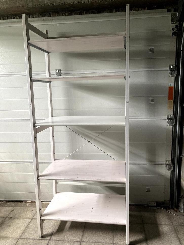 houten rekken, Huis en Inrichting, Kasten | Wandmeubels, Gebruikt, 200 cm of meer, Minder dan 150 cm, 25 tot 50 cm, Met plank(en)