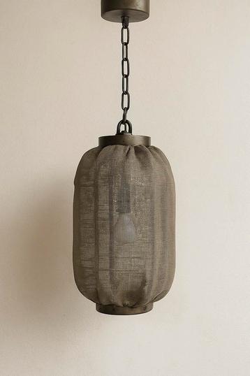 Industriële hanglamp – Metaal met gaasstructuur uniek design beschikbaar voor biedingen