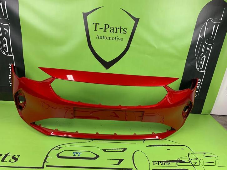 opel corsa F voorbumper bumper 19+ ROOD, Auto-onderdelen, Carrosserie, Bumper, Opel, Gebruikt